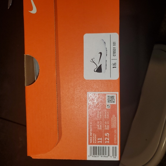 Nike Mens Fitsole Infinity G Golf Shoes New In Box Multiple Sizes - Picture 13 of 13